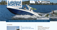 Desktop Screenshot of lakelandboating.com